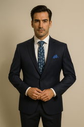 Blue Business Suit